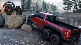 FORD 6x6 - Hennessey Velociraptor OFFROADING (Forza Horizon 5) Logitech G29 + Shifter Gameplay