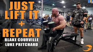 Just Lift It - Chest Day With Blake Courville and Luke Pritchard