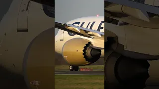 STUNNING Golden Hour 787 Departure