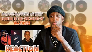 THOUGHTS?! Famous Rappers On Why Eminem Is The Greatest Of All Time REACTION