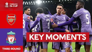 Arsenal v Liverpool | Key Moments | Third Round | Emirates FA Cup 2023-24