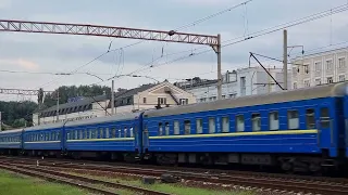 🇺🇦 Електровоз ЧС8-073 з поїздом D 102 Херсон - Слов'янськ