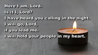 Here I am Lord (I the Lord of sea and sky) Lyric video (StF 663)