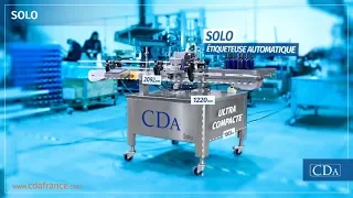 Gamme Solo - Etiqueteuse automatique linéaire - CDA 2019