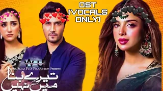 Tere Bina Mein Nahi OST (VOCALS ONLY) + LYRICS | PAKISTANI DRAMA | Ary Digital