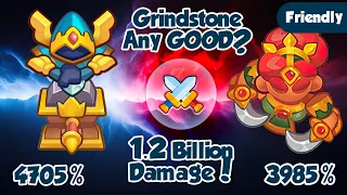 Grindstone (LRL) first gameplay with Boreas vs Blade Dancer! 1.2 Billion Damage | Rush Royale
