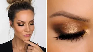 Gold Smokey Makeup Tutorial | Shonagh Scott