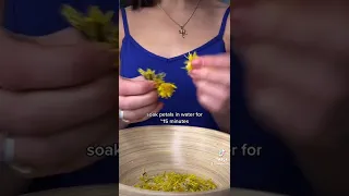 dandelion honey 🍯 (easy & vegan)