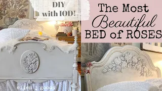 Make the Most Beautiful Bed! New IOD Rose Mould