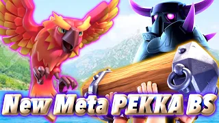 New Meta PEKKA BRIDGE SPAM with Phoenix😘-Clash Royale