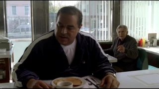 The Sopranos 6.08 - "Let's just say I like eating a lot more than writing"