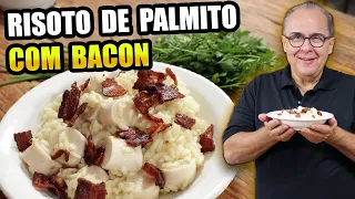 Risoto de Palmito com Bacon do Chef Taico