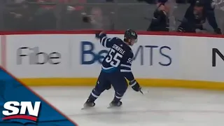 Jets' Mark Scheifele Rockets Home One-Timer To Finish Off Pretty Passing Play