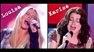 Louisa Johnson vs Karise Eden - It's A Man's World (Compilation)