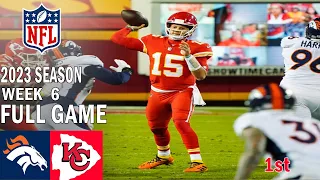 Denver Broncos vs Kansas City Chiefs FULL GAME 1st  (10/12/23) | NFL Seson 2023 Week 6