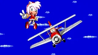 Sonic The Hedgehog 2 Pink Edition Ending (Amy Rose)(All Chaos Emeralds)