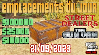 GTA Online - Emplacement des coffres, épave, malles, dealers, caches, Gun Van (21/09/23)