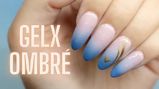 How To Do Ombré on Gel-X | EASIEST OMBRÉ EVER!!! | Ombre with Airbrush