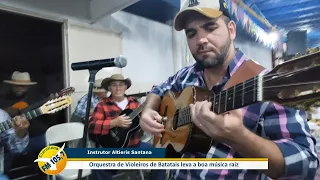 Orquestra de violeiros anima festa junina na comunidade São José Operário em Batatais