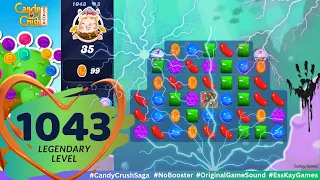 Candy Crush Level 1043 | Candy Crush 1043 | Candy Crush Saga Level 1043 (No Boosters)