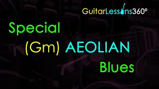 Special G Aeolian Minor Blues Backing Track