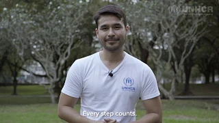 UNHCR's Atom Araullo invites you to #StepWithRefugees