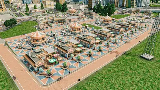 Хотел построить ПАРК РАЗВЛЕЧЕНИЙ, а получилось ЭТО... Cities Skylines Прохождение #23