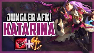 HOW TO CLIMB IN LOW ELO 1V9 AS KATARINA ( 0 DEATHS )