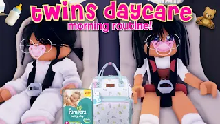 TWINS DAYCARE MORNING ROUTINE!| Roblox Berry Avenue Roleplay