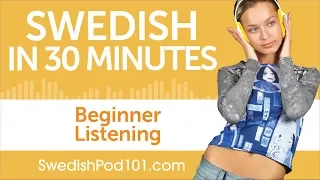 30 Minutes of Swedish Listening Comprehension for Beginner