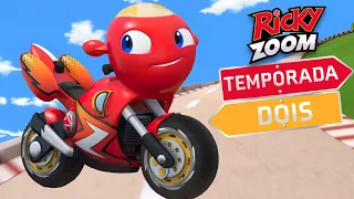 Ricky corre para longe ⚡️Segunda temporada ⚡️ Desenho Animado De Moto | Ricky Zoom Brasil