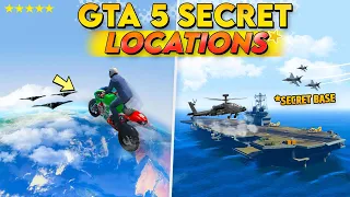 10 *SECRET* Places & Locations In GTA 5 You Didn't Know Before  🔥  | GIVEAWAY