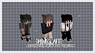 ゛ Minecraft Aesthetics Skins ☁︎ : ̗̀. boy version ‘ || SKINSEED + LINKS ∞ . [EDITED]