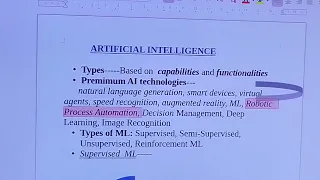 Technologies driven by AI