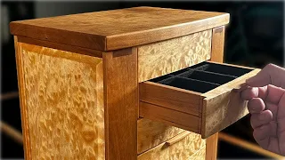 Woodworking Build: Figured Maple Jewelry Box