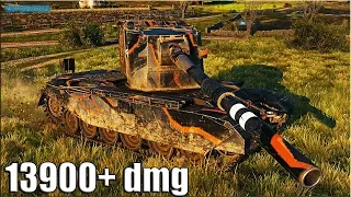 13900+ dmg С КУСТА на БАБАХЕ 🌟 FV4005 Stage II World of Tanks