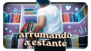 organizando minhas estantes de livros (e inventando nichos)