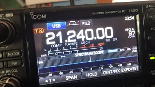 15 meter QSO August 28 2023