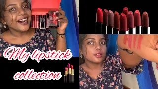 My lipstick collection | Keerthana Ravindran |Darkskin suitable lipstick shades