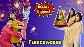 Diwali Special Fire Cracker Challenge | Biggest Fire Crackers Competition Hungry Birds