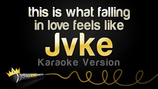 JVKE - this is what falling in love feels like (Karaoke Version)
