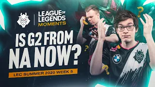 Is G2 From NA Now? | LEC Summer 2020 Week 5 Moments