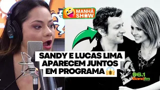 Um dia depois da separação, Sandy e Lucas Lima aparecem juntos em programa - Mundo dos Famosos