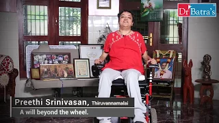 Nothing can deter Preethi Srinivasan’s spirit to do better. Watch her story now!