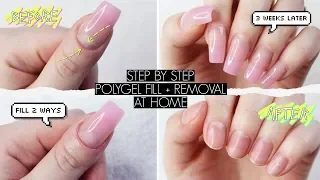 DIY POLYGEL FILL + REMOVAL AT HOME | The Beauty Vault