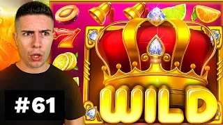 $50000 BONUS BUY on Gems Bonanza, BIG WIN on Juicy Fruits - AyeZee Stream Highlights #61