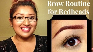 Updated: MAC Brow Routine for Redheads