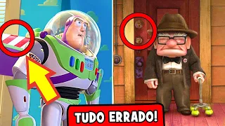 ERROS ABSURDOS da PIXAR que você não percebeu! 🤦‍♂