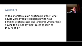 Landlord-Tenant Issues During COVID-19 Outbreak