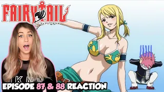 ✨Oh LUCY!✨Fairy Tail Episode 87 & 88 Reaction + Review!